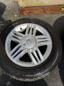 ALU disky Renault R 16” + letní pneu Goodyear 205/60 runflat - 4