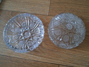 starožitné broušené sklo český křišťál - 4