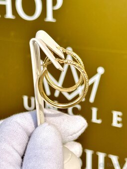 Zlaté náušnice 3,34g - 4