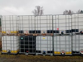 IBC nádrže kontejnery na 1000 litrů černé, bílé - 4