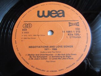 2LP Paul Simon - Negotiations and Love Songs - 4
