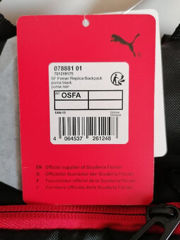 Batoh PUMA FERRARI SCUDERIA BLACK/RED, 07888101 - 4