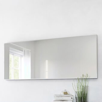 Ikea zrcadlo s hliníkovým rámem Hovet (78x198cm) - 4