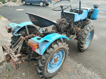 Malotraktor Tz4k-14 4x4 Agrozet Prostějov s vozíkem a sečkou - 4
