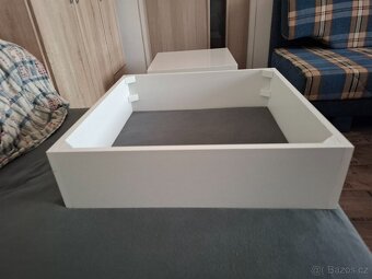 IKEA stolek LACK bílý s nástavcem - 4