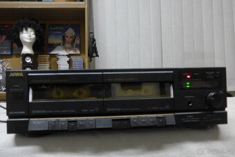 Tape Deck AIWA AD-WX505 Double +AudioKazety AIWA - 4