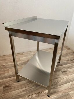 Přístěnný nerezový stů 1 police, různé míry - 4