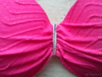 Růžové plavky plavková podprsenka 75C - 4