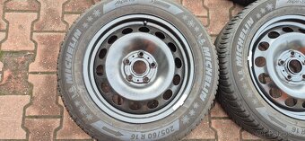 Plechové disky VW Troc 5x112 6x16 ET43 205/60r16 zimni - 4