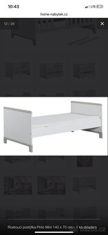 Dětská postýlka Pinio mini 140x70 - 4