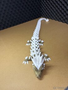 Flexibilný kryštálový drak 3D tisk - 4