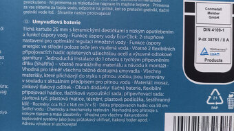 Umyvadlová baterie - zlatá - nová - 4