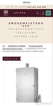 Udírna Smokemeister 200 - 4