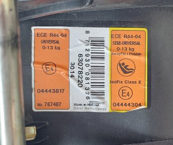 Vajíčko Maxi-cosi Pebble + základna ISOfix 0-13 kg - 4