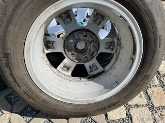 4x alu disky 5x112 R15, letní pneu 60 % - 4