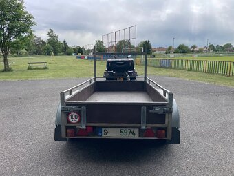 ✅Bržděný přívěs 2000 kg, 130x250 cm, nová STK ✅ - 4