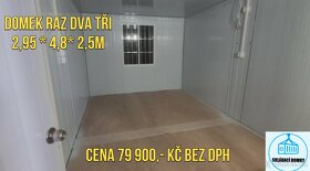 SKLÁDACÍ DOMKY (chata, stavební buňka, mobilní kancelář) - 4