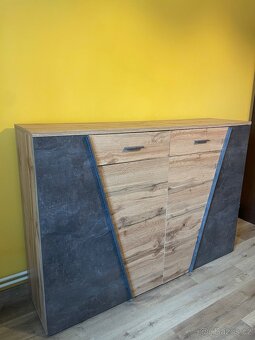 Designový moderní set - Skříň + Komoda - 4
