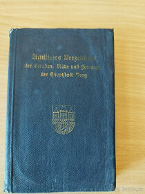 Úřední seznam ulic, náměstí, sadů hl.m. Prahy 1940 - 4