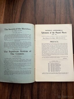 Raphael's Astronomical Ephemeris Planet´s places for 1929 - 4