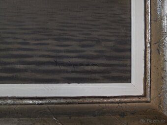 Jezero za soumraku s loďkami Karel Zápeca - 4