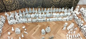 Prodám jako celek,nerozprodávám po kusech.Bílý retro porcelá - 4