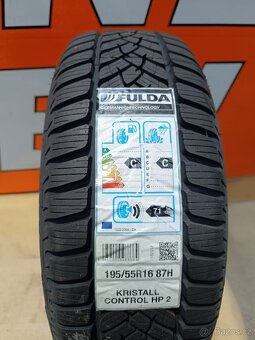 Kompletní kola Peugeot/Opel zimní pneu 195/55 R16 - 4