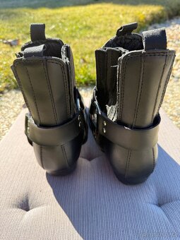 Kožené motorkářské boty tzv. Koně - 4