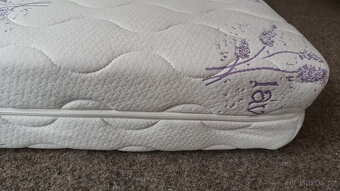 Dřevěná postel-přírodní borovice 140x200 - 4