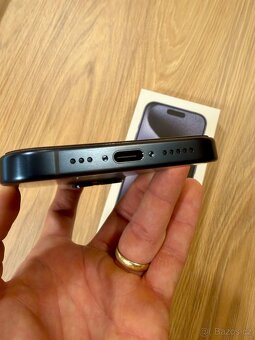 iPhone 15 Pro 128GB, Blue Titan - TOP STAV - 4