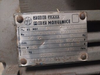 Elektromotor 2,2kW, 1400ot - 4