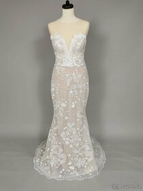 Luxusní nenošené svatební šaty, Aneis, S/M - 38/40 EU - 4