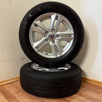 KIA/HYUNDAI 5x114,3 R15 ET38+LETNÍ 195/65R15 6,5mm - 4