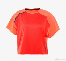 Tommy Sport neonově oranžovo-červený crop top, vel. XS - 4