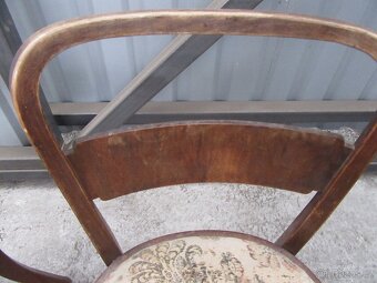 Nabízím designové židle Thonet. K přečalounění. Původní stav - 4