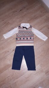 Chlapecké sváteční oblečení vel. 86 - 4