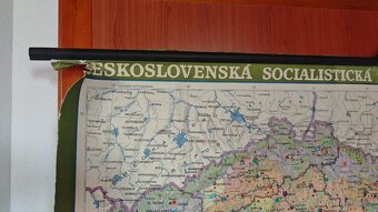 Školní mapa ČSSR, zemědělství - 4