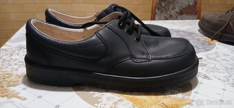 Pánské kožené černé boty - 4