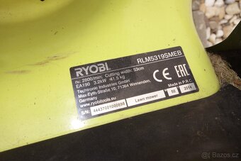 Sekacka s pojezdem Ryobi 190cc, Motor Subaru - 4