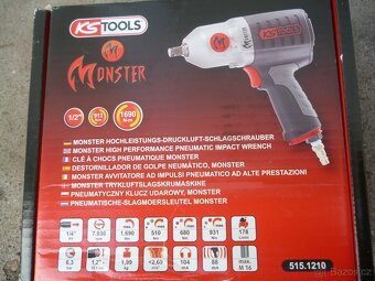 KS TOOLS 515.1210 rázový utahovák pneumatický 542 Nm - 4