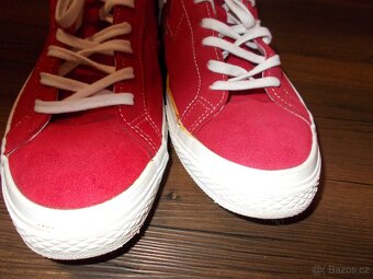 KOŽENÉ PĚKNÉ KECKY CONVERSE ALL STAR V.46 TOP STAV - 4