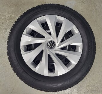 Originál 15" VW Škoda 5x100 zimní pneu 7-8mm - 4