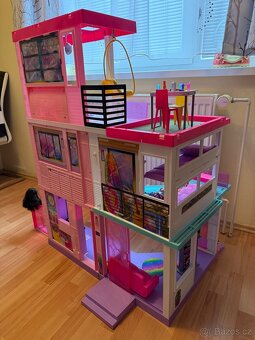 BARBIE VELKÝ DREAMHOUSE DELUXE dům vila s výtahem, bazén - 4