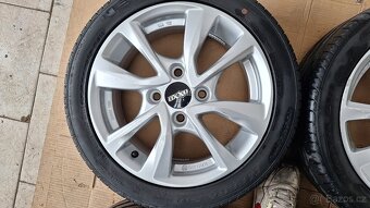Alu kola Ford 15" 4x108 letní pneu 195/45 R15 4-5mm Fiesta - 4