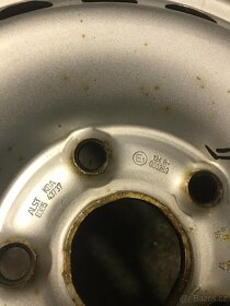 Plechové disky 5x112, ET 47, zimní 195/65 R15 91H M+S - 4