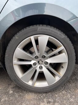 Kola r18 ze Superb+pneu zima 235/45 r18 v xl continental - 4