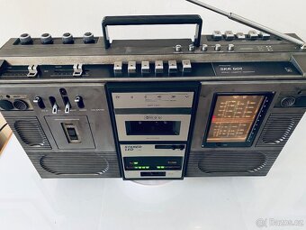 Radiomagnetofon/ ghettoblaster RFT SKR 501, rok 1981 - 4