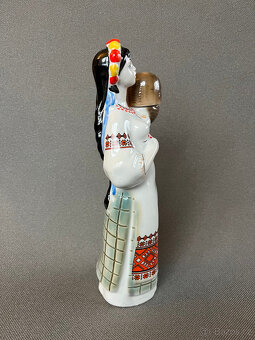 Figurální porcelánová karafa 0.7l, Polonne USSR - 4