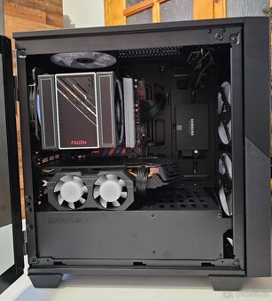 Herní počítač, ryzen 5, RX 580 8GB, SSD - 4