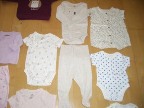 Komplet oblečení pro miminko holčičku v.50-56 TOP stav - 4